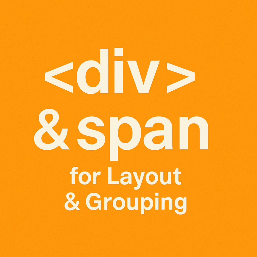 Div & Span 5 Fixes to Crush HTML Layout Chaos