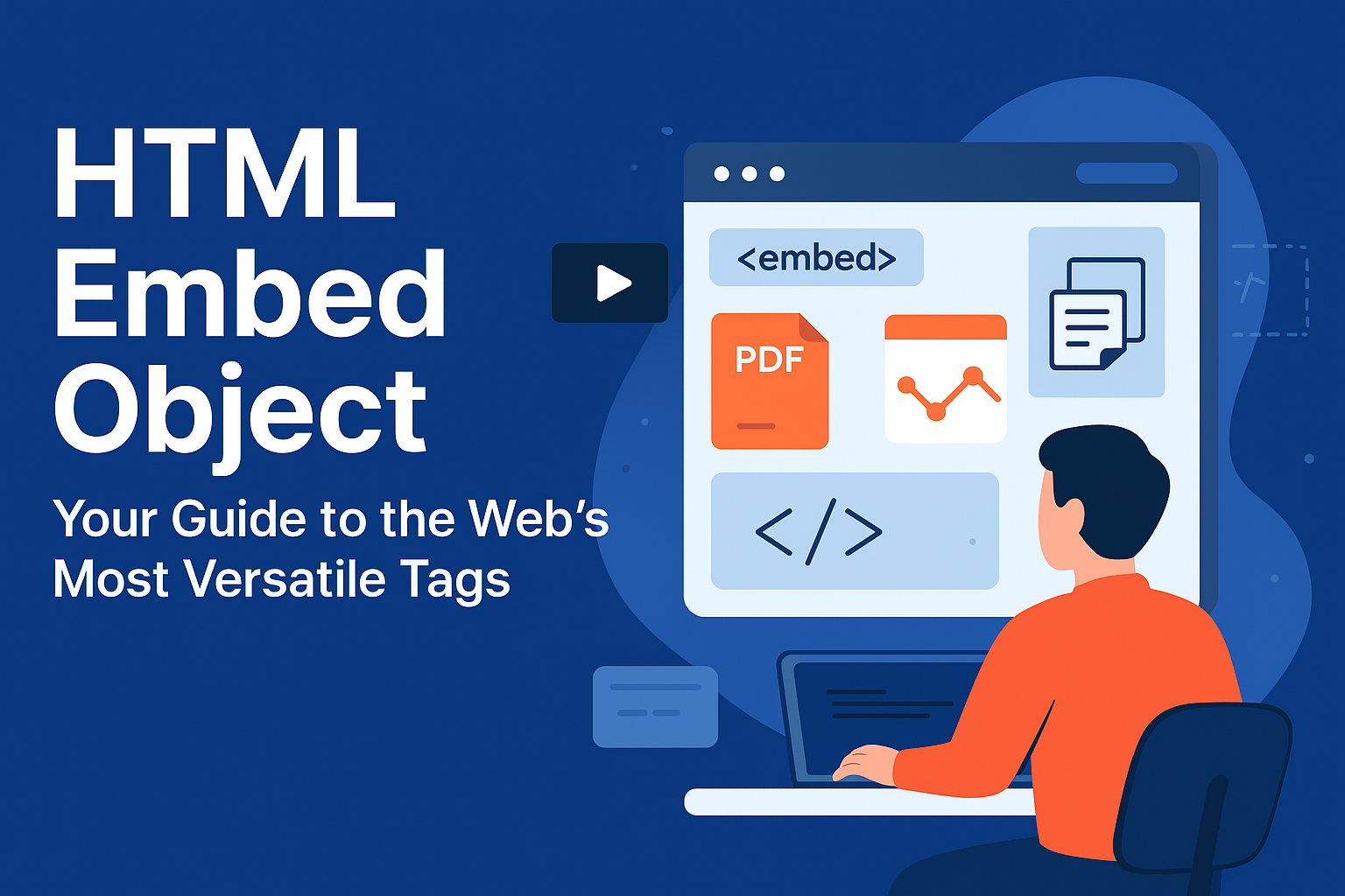 How to Use the HTML Embed Object in 2 Simple Tags - Drive Coding