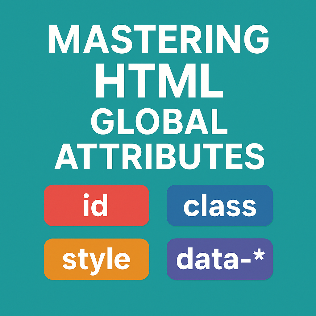 Master HTML Global Attributes 4 Essential Tools Explained