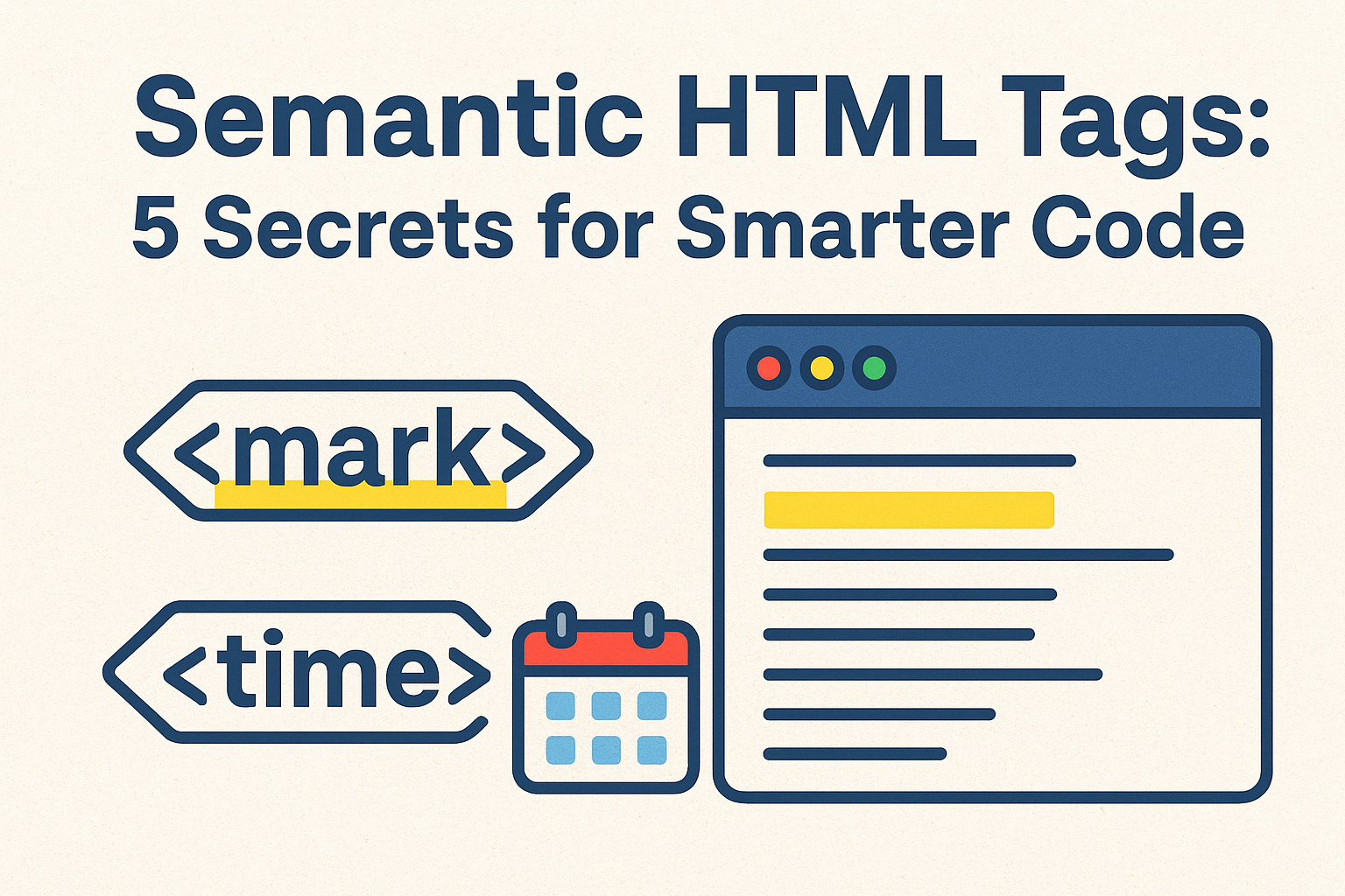 Semantic HTML Tags: 5 Secrets For Smarter Code
