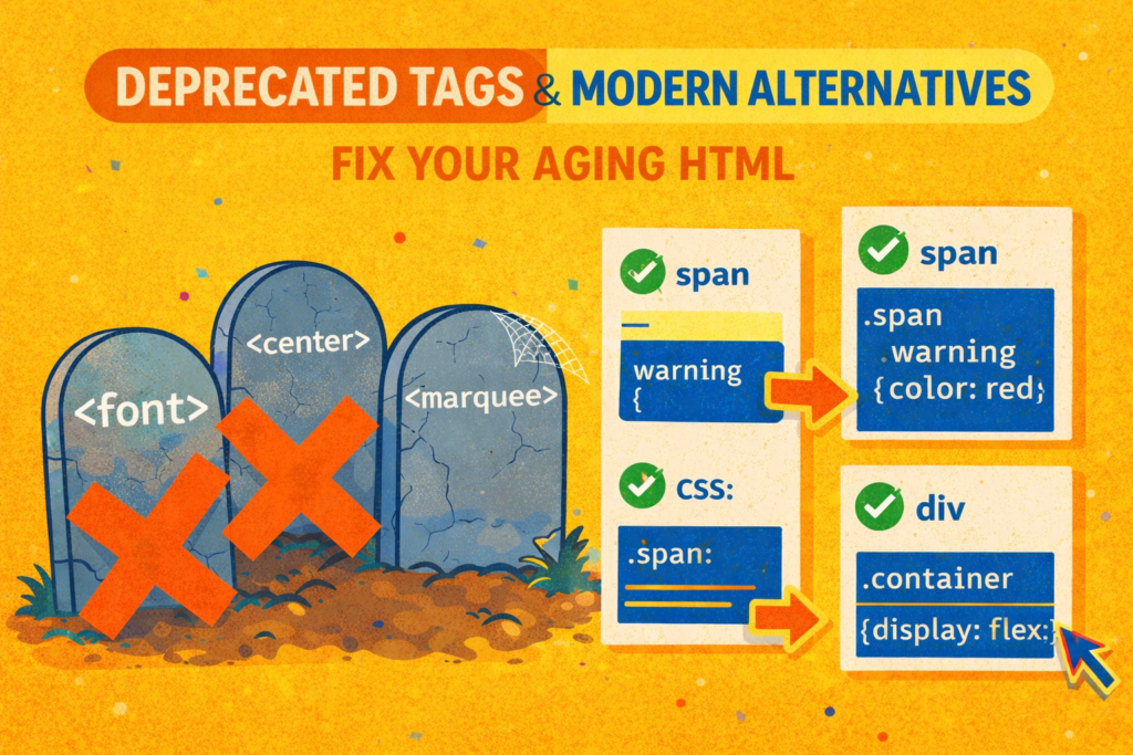 Deprecated Tags 5 Critical Modern Replacements You Need