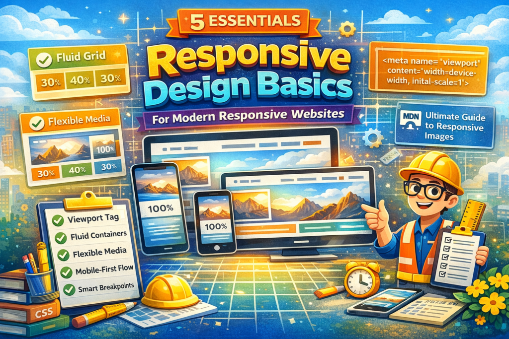 5 Responsive Design Basics to Master Now