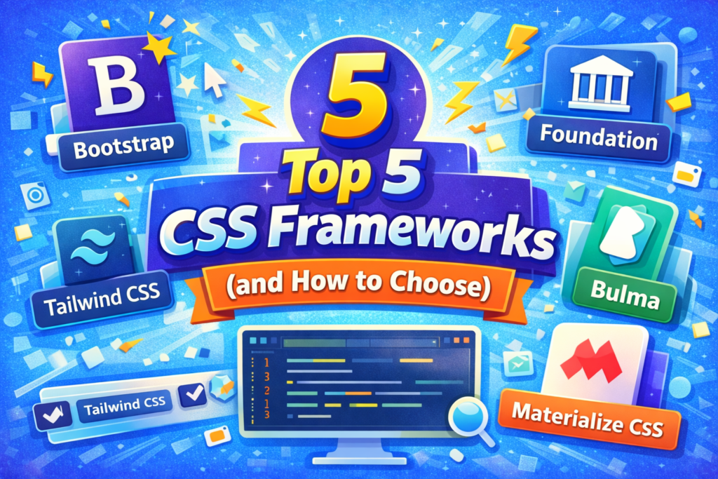 5 Essential CSS Frameworks for Better Workflow 5 Essential CSS Frameworks for Better Workflow