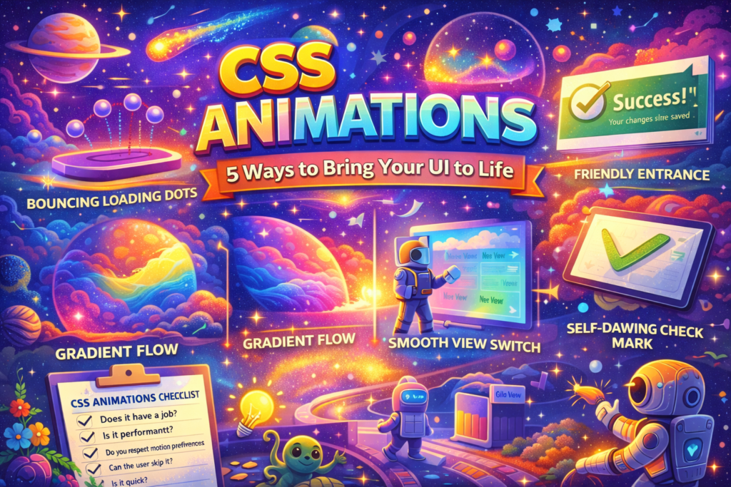 CSS Animations 5 Essential Patterns for UI