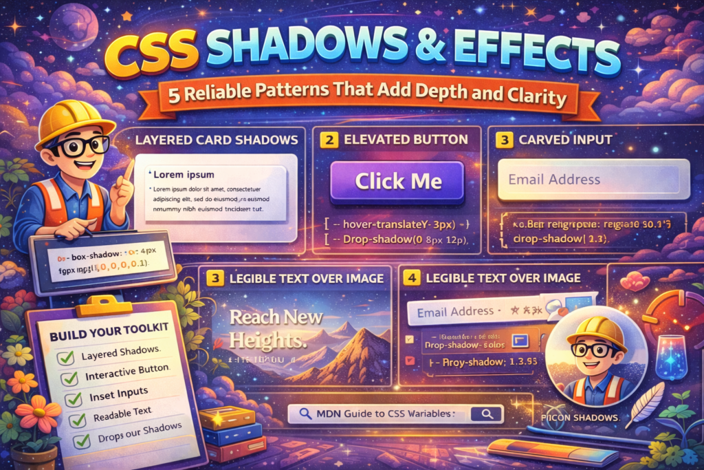 Master CSS Shadows: 5 Pro Patterns You Need Master CSS Shadows 5 Pro Patterns You Need