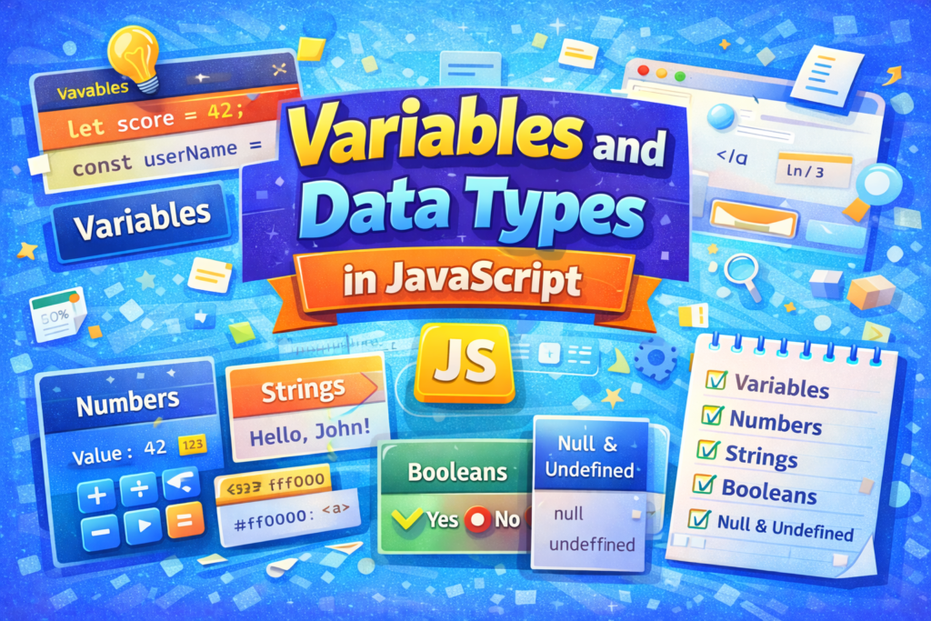 Master JavaScript Variables & Data Types in 5 Steps