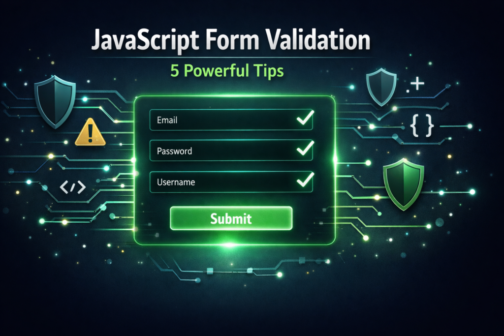 JavaScript Form Validation 5 Powerful Tips