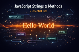 JavaScript Strings & Methods 5 Essential Tips